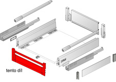 Atira čelo vnitřní zásuvky typ 100 v144mm š1000mm antracitové  - 9194795_2.jpg