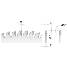 Pilový kotouč CMT 160 x 2,2 x 20 - 56Z trapéz - 01616_01.jpg