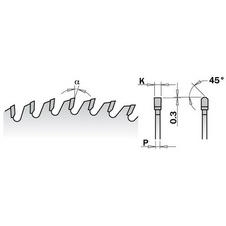 Pilový kotouč CMT 250 x 3,2 x 30 - 80Z trapéz chrom - 00498_01.jpg