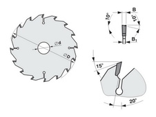 Pilový kotouč 500 x 4 x 30 - 64WZ, PILANA 5381 - 26 WZ - 08279_01.jpg