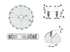 Pilový kotouč 200 x 3,2 x 30 - 64TFZ L, PILANA 5397-11 TFZ L - 07781_01.jpg