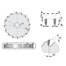 Pilový kotouč 200 x 3,2 x 30 - 64TFZ  L, PILANA 5397-11 trapéz - 02767_01.jpg