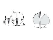 Pilový kotouč 160 x 2,8 x 20 - 48TFZ  L, PILANA 5391 TRAP. - 03723_01.jpg