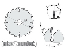 Pilový kotouč 250 x 3,2 x 30 - 48WZ, PILANA 5381-16 - 05236_01.jpg