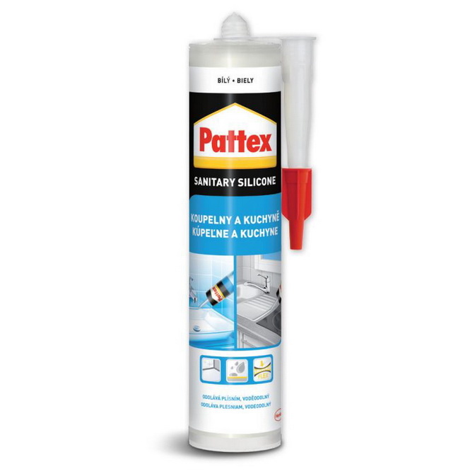 Pattex koupelny a kuchyně - transparent silikon 280 ml - 1885627.jpg