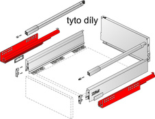 Plnovýsuv Quadro V6+ s Push to open 50kg 470mm - 9143510_1.jpg