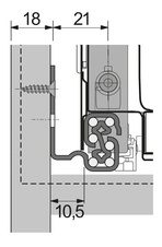 Plnovýsuv Quadro V6+ s Push to open 50kg 470mm - 9143510_2.jpg