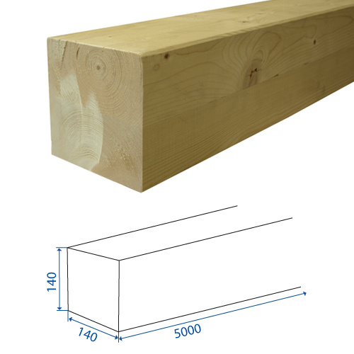 Hranol KVH smrk 140x140x5000 - Nsi - 11349.jpg