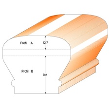 CMT Fréza zaoblovací vydutá D 63,5 x 19 x 12 mm s ložiskem - 06332_01.jpg