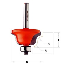 CMT Fréza profilová D 38,1 x 17,3 x 8 mm s ložiskem - R 6,4 - 06305_01.jpg