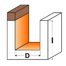 CMT Fréza drážkovací D 22 x 20 x 8 mm s ložiskem - 06277_02.jpg