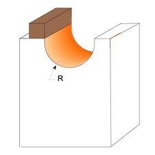 CMT Fréza čelní vypouklá D 15,8 x 9,5 x 8 mm - R 8 s ložiskem - 03694_02.jpg