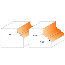 CMT Fréza profilová D 35 x 18,5 x 8 mm s ložiskem - R 4,8/6,4 - 02745_02.jpg