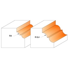 CMT Fréza profilová D 42,8 x 18,5 x 8 mm s ložiskem - R 6,4/6,4 - 02602_01.jpg