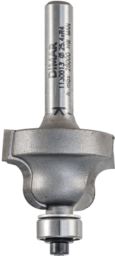 DIMAR Fréza profilová D 25,4 x 15,9 x 8 mm - R 4 s ložiskem - 02826.jpg
