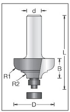 DIMAR Fréza profilová D 34,9 x 17,5 x 8 mm - R 6,0/4,8 s ložiskem - 01641_01.jpg
