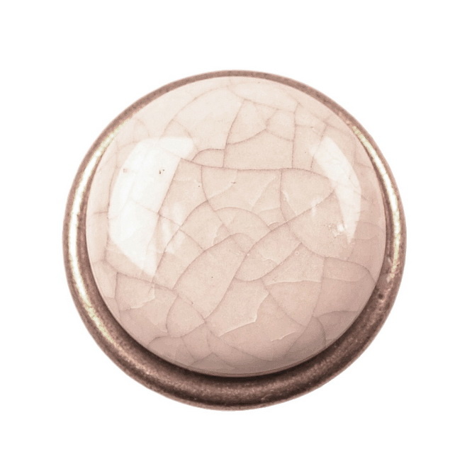 Knopka Elisabeth - broušená staromosaz/porcelán „ crack “ - 278032.jpg