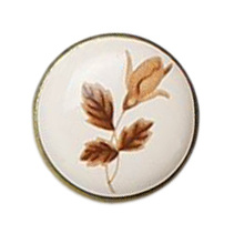 Knopka Elisabeth - broušená staromosaz/porcelán květina - 88630.jpg