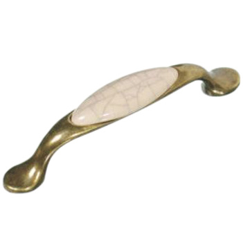 Úchytka Elisabeth - 96 - broušená staromosaz/porcelán \"crack\" - 880090.jpg