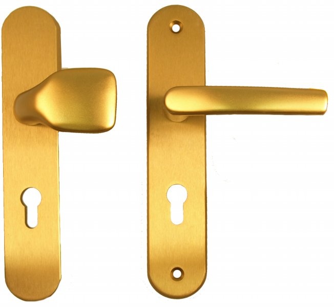 Bezpečnostní kování Ovale 72 klika koule bez překrytky zlatá F4 - 17240.jpg