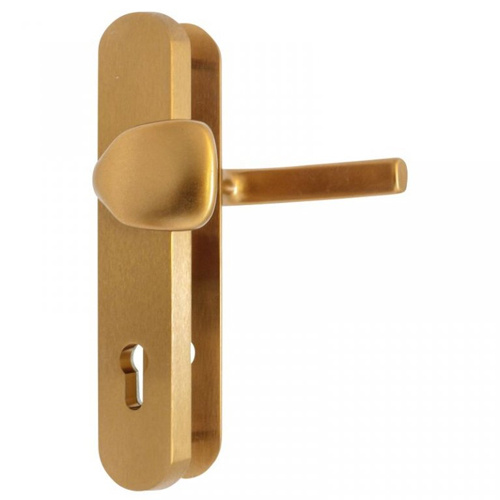 Bezpečnostní kování Ovale 90 klika koule bez překrytky zlatá F4 - 16228.jpg