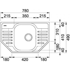 Kuchyňský dřez rohový nerezový PXN 612-E - 860611_01.jpg