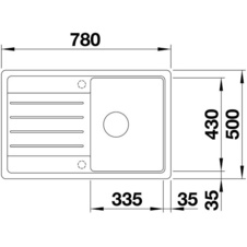 Kuchyňský dřez LEGRA 45 S aluminium - 522202_01.jpg
