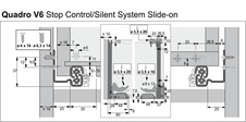 Plnovýsuv Quadro V6 se Silent System plnovýsuv 580mm 30kg, s tlumením - 45296_2.jpg