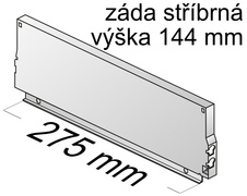 Ocelová záda Atira/ InnoTech V144 mm šíře korpusu 1200mm stříbrná - 9004077_2.jpg