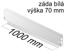 Ocelová záda Atira/ InnoTech V70 mm šíře korpusu 1000mm bílá