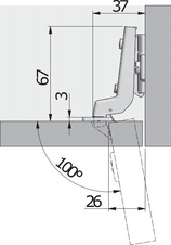 Závěs GTV 110°  klipový vložený s podložkou - 7104520_1.jpg