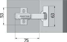 Závěs GTV hydraulický 45° naložený - klipový Prestige - 7104479_2.jpg