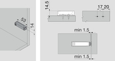 TIP-ON adaptér přímý standardní délka - černá - 956.1201ts_1.jpg