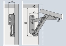 Kování výklopných dvířek Lift junior 75° 90N - 79397_2.jpg