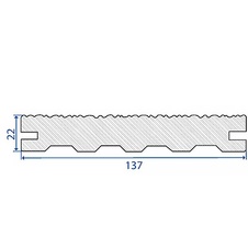 Terafest Prkno FOREST Eben 137 Classic 22x137x4000mm - 31466_01.jpg