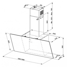 Odsavač/ digestoř komínový VERTICAL EVO FPJ 915 V BK A černý - 861153_01.jpg