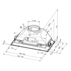 Odsavač/ digestoř vestavný BOX CAPPA FBI 722 XS 72,2 cm - 860578_01.jpg