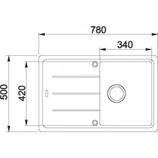 Kuchyňský dřez BFG 611-78 bílá led - 861251_01.jpg