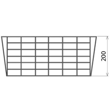 Výsuvný šatní koš, 555-615 x 490 x 200 mm, antracitový epoxid - 2002017202_02.jpg