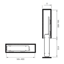 Plnovýsuvný dvojkoš ELEGANCE boční, plná dna BÍLÁ s tlumeným dovřením levý 160 x 470 x 570 (korpus 200mm) - 1002815001_02.jpg