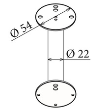 Konzola úhlová 22 x 115 mm, chrom - 3106056001_01.jpg