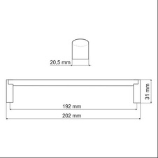 Úchytka Lindsy - 256 - broušený nikl - 88176_01.jpg