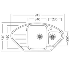 Kuchyňský dřez rohový LOTUS 945.1 - 905130_01.jpg