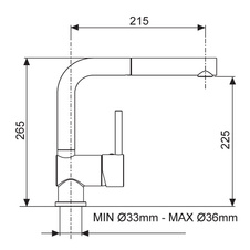Baterie MIX 3 P chrom s vytahovací koncovkou a perlátorem - 905120_01.jpg