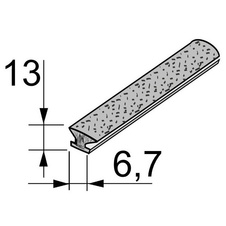 Kartáč protiprachový vysoký samolepicí 6,7 x 12 šedý (S13B) - 047778_01.jpg