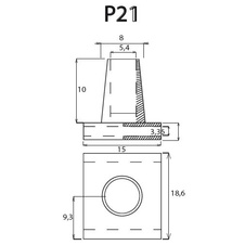 Zámek čelní CC 20 (sada) - nikl - 710603_03.jpg