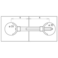 Spojovací kování AVB 5 klip - 100 mm - 79386_01.jpg