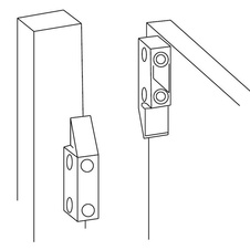 Kování závěsné multiclip - černý - 46080_02.jpg