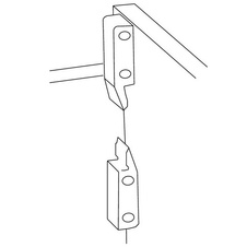 Kování závěsné multiclip - černý - 46080_03.jpg