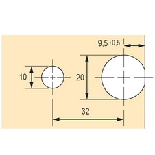 Excentrické spojovací kování VB 36 M/19 - černé - 79648_01.jpg